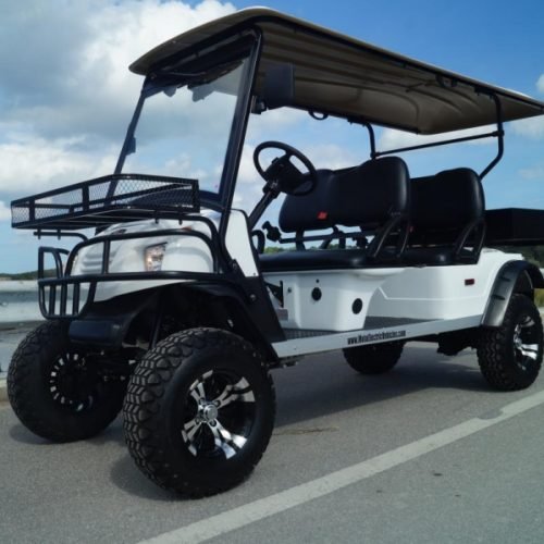MotoEV Electro Neighborhood Buddy 4 Passenger Utility Highriser Street Legal Golf Cart