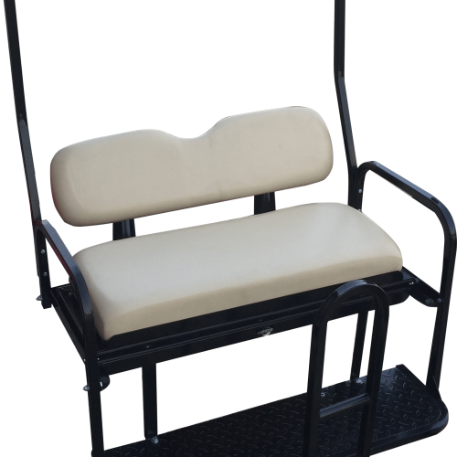 Golf Cart Rear Flip Seat Kit Club Car DS BUFF (OEM Seat Color) | SGC NOMAD