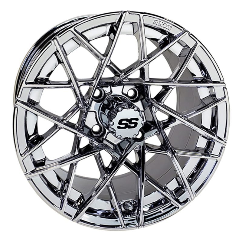 14″ RX394 Chrome Golf Cart Wheel – RHOX®